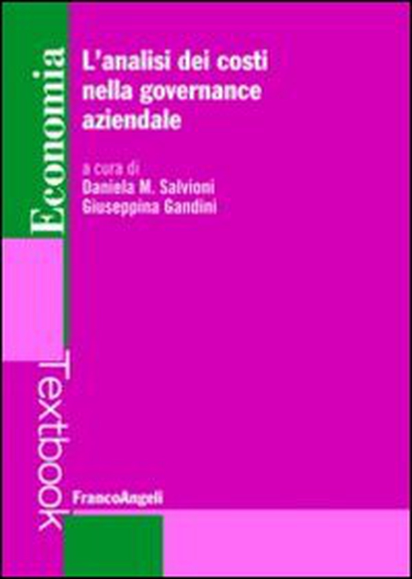 L'analisi dei costi nella governance aziendale - Librerie.coop L'analisi dei costi nella governance aziendale - Librerie.coop