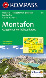 Carta escursionistica n. 032. Montafon, Gargellen, Bielerhöhe, Silvretta 1:25.000 - Librerie.coop