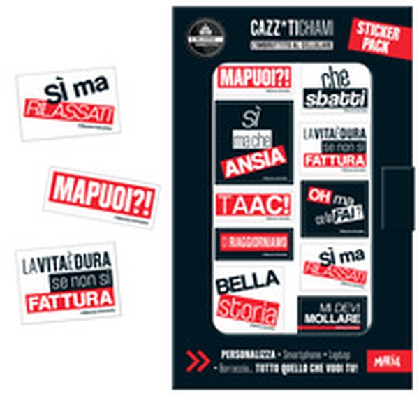 Cazz* ti chiami. L'Imbruttito al cellulare. Il Milanese Imbruttito. Sticker pack - Librerie.coop Cazz* ti chiami. L'Imbruttito al cellulare. Il Milanese Imbruttito. Sticker pack - Librerie.coop