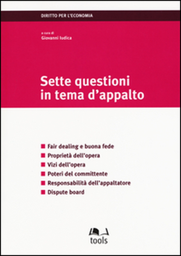 Sette questioni in tema d'appalto - Librerie.coop Sette questioni in tema d'appalto - Librerie.coop