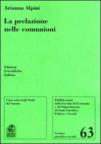 La prelazione nelle comunioni - Librerie.coop