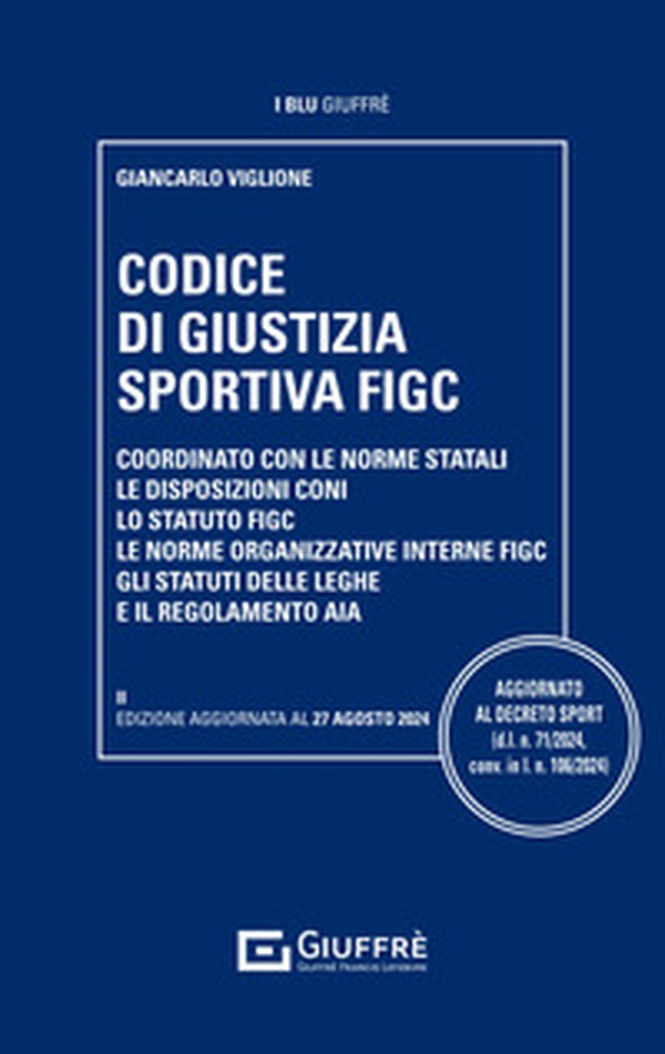 Codice della giustizia sportiva - Librerie.coop Codice della giustizia sportiva - Librerie.coop
