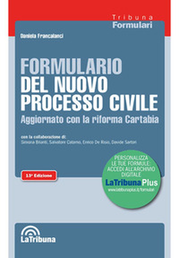 Formulario del nuovo processo civile - Librerie.coop Formulario del nuovo processo civile - Librerie.coop