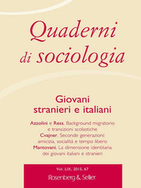 Quaderni di sociologia - Librerie.coop Quaderni di sociologia - Librerie.coop