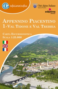 Appennino Piacentino. Carta escursionistica 1:25.000. Ediz. italiana, inglese e francese - Vol. 1 - Librerie.coop