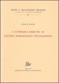 «L'eversana deiectio» di Iacopo Ammanati Piccolomini - Librerie.coop