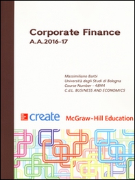 Corporate finance A. A. 2016-17 - Librerie.coop