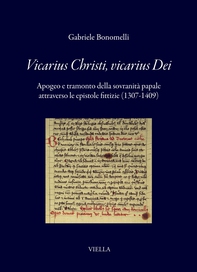 Vicarius Christi, vicarius Dei - Librerie.coop