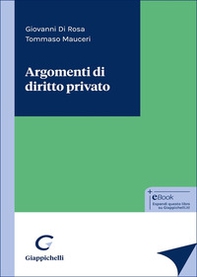 Argomenti di diritto privato - Librerie.coop Argomenti di diritto privato - Librerie.coop