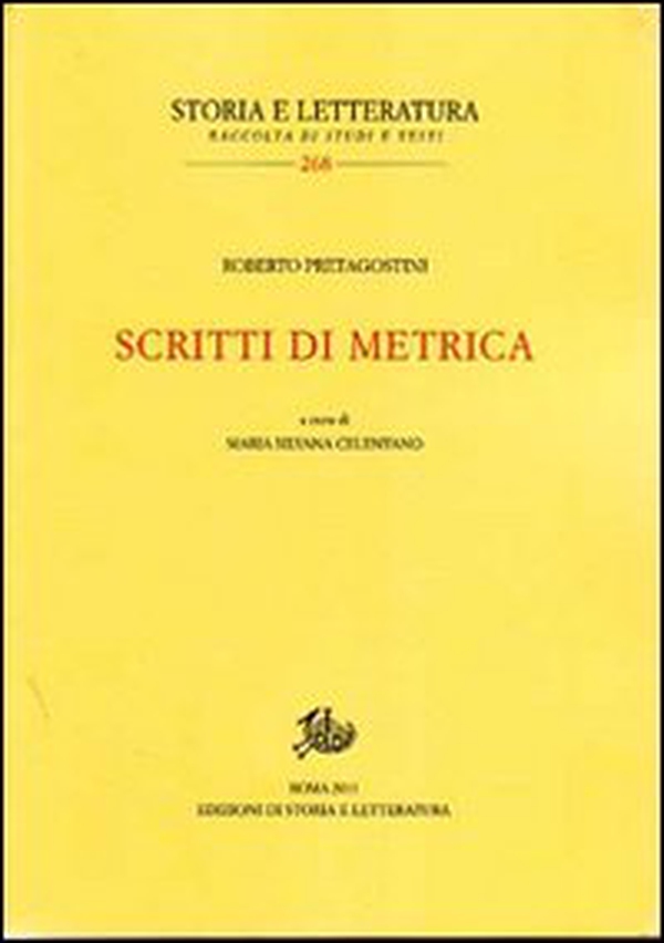 Scritti di metrica - Librerie.coop Scritti di metrica - Librerie.coop