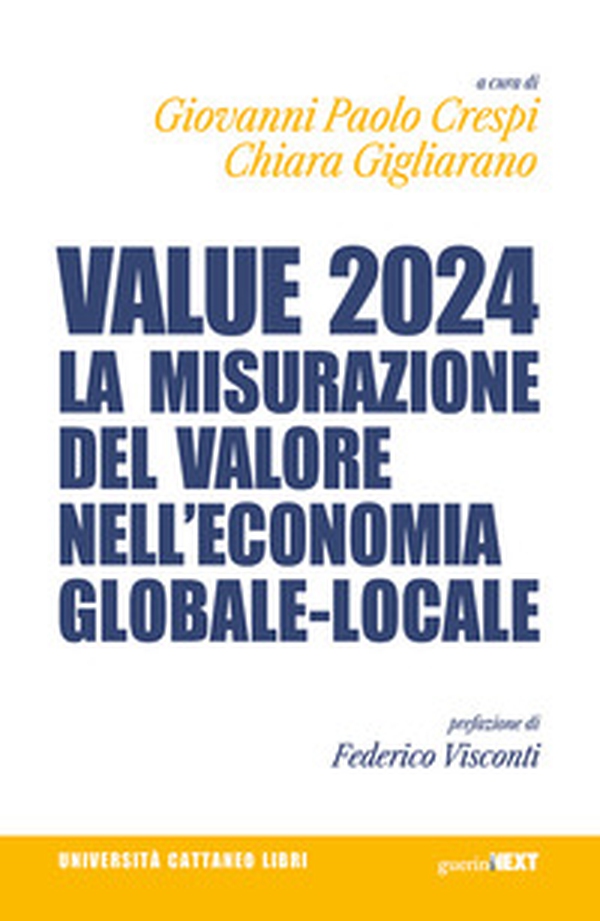 Value 2024. La misurazione del valore nell'economia globale-locale - Librerie.coop