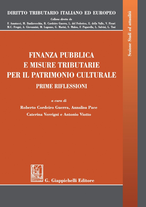Finanza pubblica e misure tributarie per il patrimonio culturale - Librerie.coop Finanza pubblica e misure tributarie per il patrimonio culturale - Librerie.coop