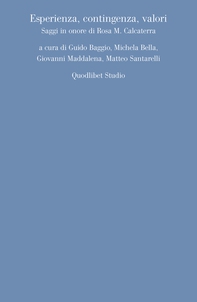 Esperienza, contingenza, valori - Librerie.coop