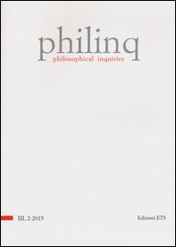 Philinq. Philosophical inquiries - Vol. 2 - Librerie.coop