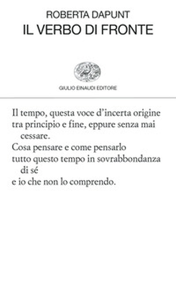 Il verbo di fronte - Librerie.coop Il verbo di fronte - Librerie.coop