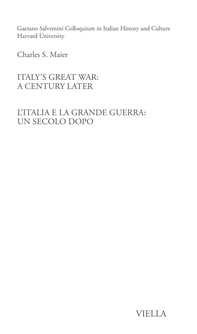 Italy’s Great War: A century later / L’italia e la Grande Guerra: un secolo dopo - Librerie.coop