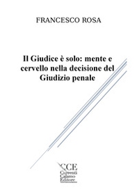 Il giudice è solo: mente e cervello nella decisione del giudizio penale - Librerie.coop