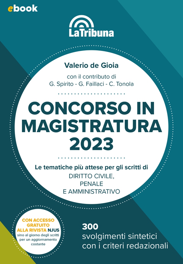 Concorso in magistratura 2023 - Librerie.coop Concorso in magistratura 2023 - Librerie.coop