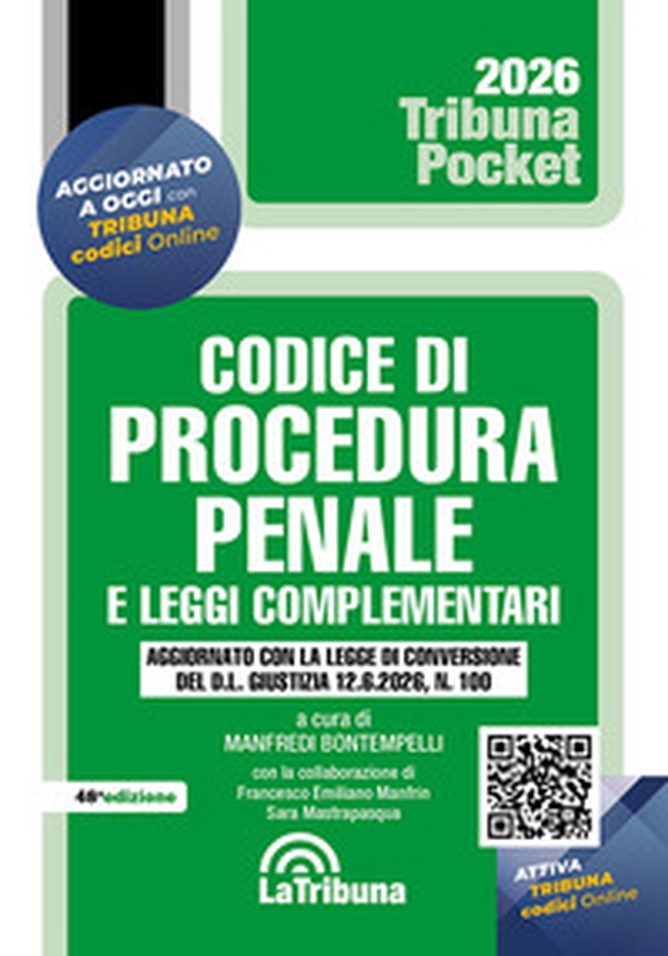 Codice di procedura penale e leggi complementari 2026 - Librerie.coop