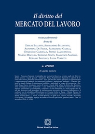 Il diritto del mercato del lavoro - Vol. 2 - Librerie.coop