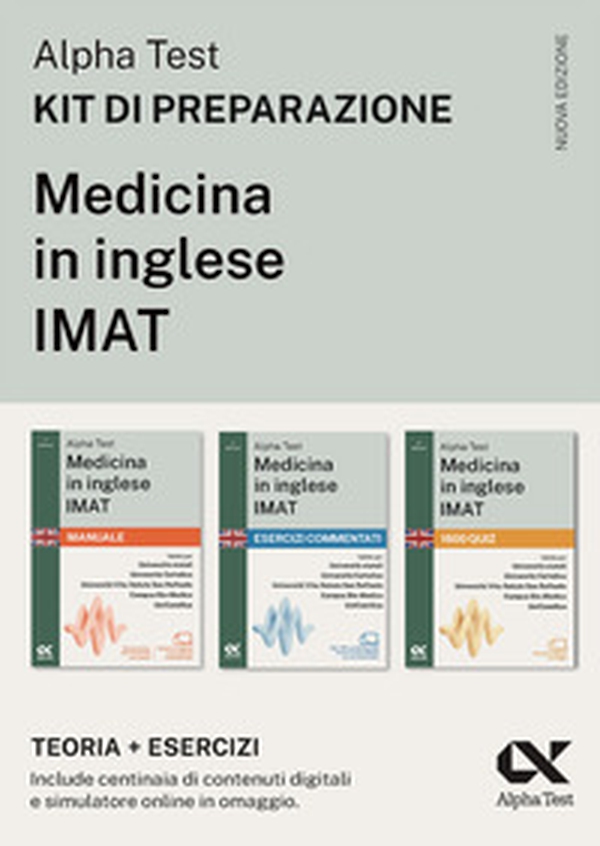 Alpha Test. Medicina in inglese IMAT 2026-2027. Kit di preparazione. Per test di ammissione universitari - Librerie.coop