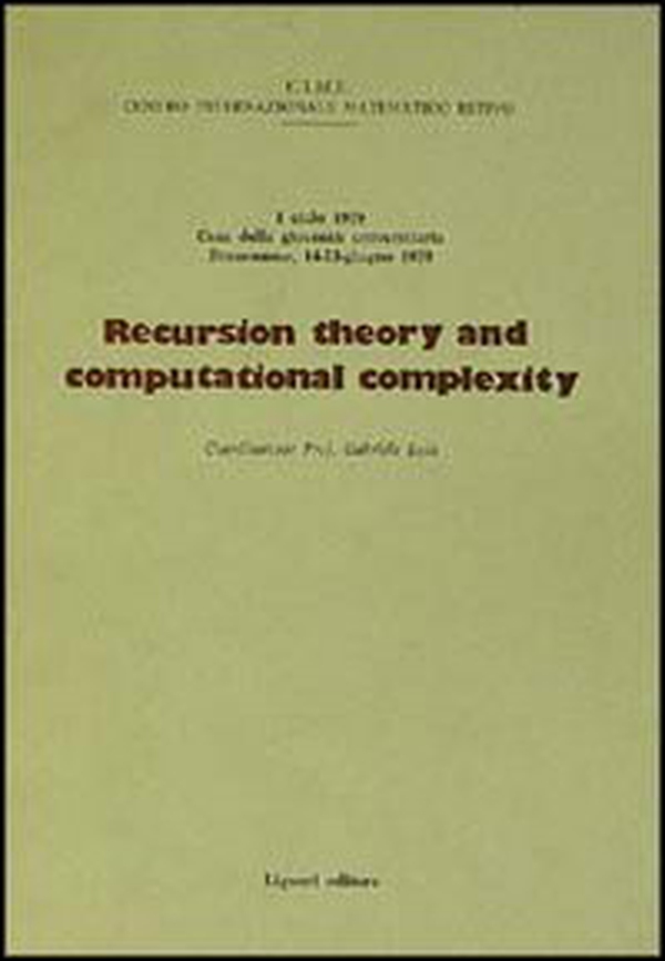 Recursion theory - Librerie.coop Recursion theory - Librerie.coop