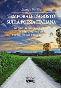 Temporale d'agosto sulla poesia italiana - Librerie.coop