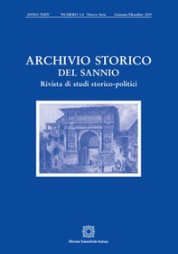 Archivio storico del Sannio. Rivista di studi storico-politici - Librerie.coop
