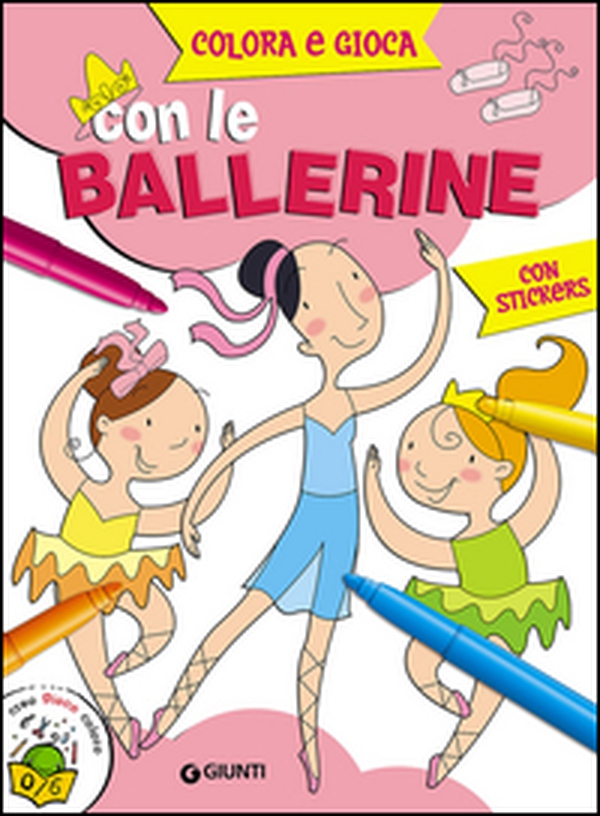 Colora e gioca con le ballerine - Librerie.coop Colora e gioca con le ballerine - Librerie.coop