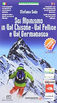 Carta n. 97. Sci alpinismo in Val Chisone, Val Pellice e Val Germanasca 1:25000 - Librerie.coop
