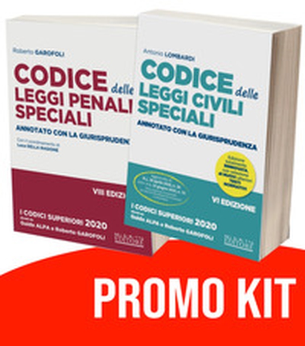 Kit Codici Annotati Delle Leggi Speciali: Codice Civile Con Le Leggi Penali Speciali + Codice Penale Con Le Leggi Civili Speciali - Librerie.coop Kit Codici Annotati Delle Leggi Speciali: Codice Civile Con Le Leggi Penali Speciali + Codice Penale Con Le Leggi Civili Speciali - Librerie.coop