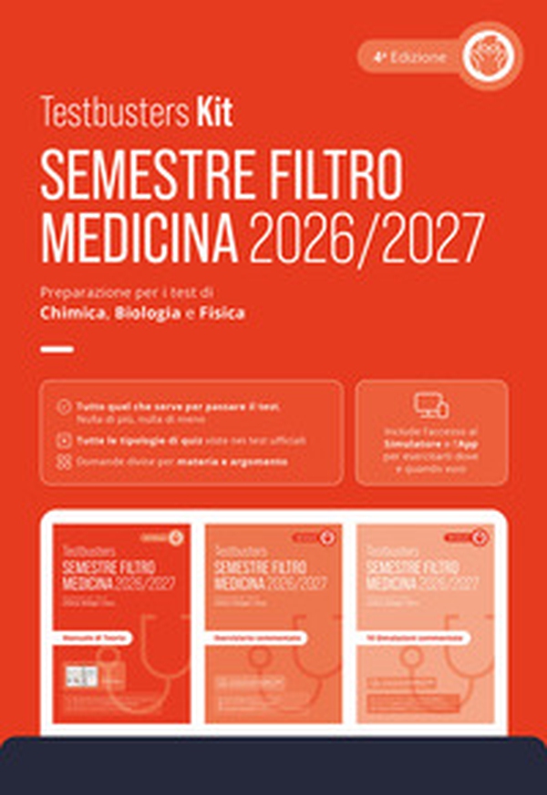 Testbusters. Kit semestre filtro 2026/2027 - Librerie.coop