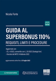 Guida al Superbonus 110%. Requisiti, limiti e procedure - Librerie.coop