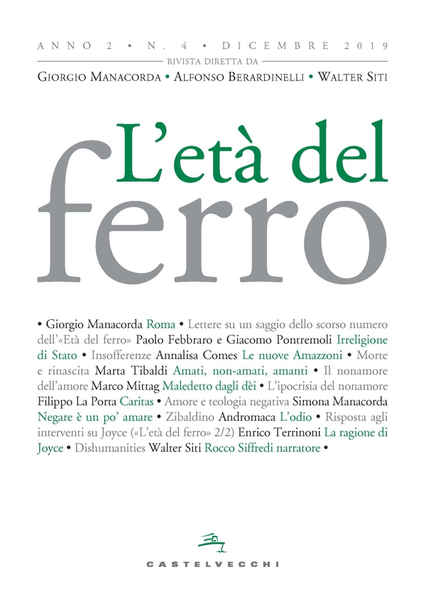Età del ferro N. 4/2019 - Librerie.coop Età del ferro N. 4/2019 - Librerie.coop