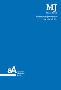 Mimesis journal - Vol. 13\1 - Librerie.coop Mimesis journal - Vol. 13\1 - Librerie.coop