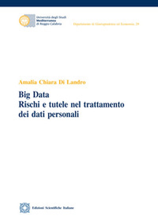 Big Data. Rischi e tutele nel trattamento dei dati personali - Librerie.coop Big Data. Rischi e tutele nel trattamento dei dati personali - Librerie.coop