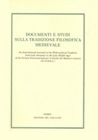 Documenti e studi sulla tradizione filosofica medievale - Vol. 29 - Librerie.coop