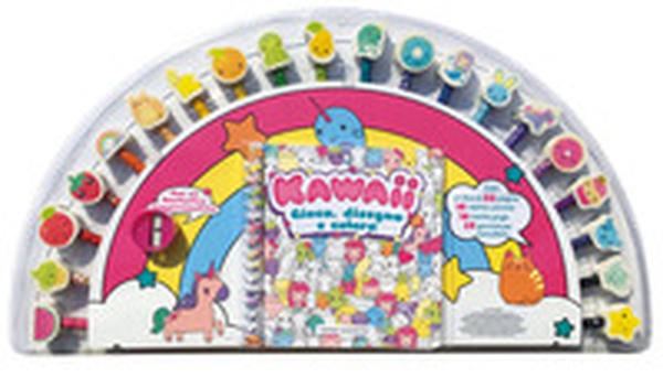 Kawaii. Gioca, disegna e colora. Con adesivi - Librerie.coop Kawaii. Gioca, disegna e colora. Con adesivi - Librerie.coop