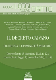 Il decreto Caivano. Sicurezza e criminalità minorile - Librerie.coop