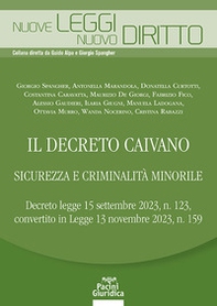 Il decreto Caivano. Sicurezza e criminalità minorile - Librerie.coop