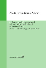 Le buone pratiche redazionali nei testi istituzionali svizzeri in lingua italiana - Librerie.coop