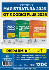 Codice penale e di procedura penale plus + Codice civile e di procedura civile plus + Codice amministrativo plus. Kit per il concorso in magistratura - Librerie.coop