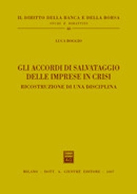 Gli accordi di salvataggio delle imprese in crisi. Ricostruzione di una disciplina - Librerie.coop