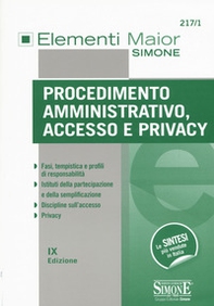 Procedimento amministrativo, accesso e privacy - Librerie.coop