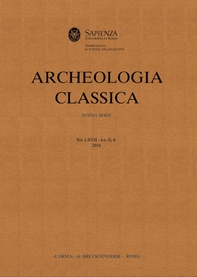 Archeologia Classica, n.s. II, 6, vol. 67, 2016 - Librerie.coop