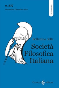 Bollettino della società filosofica italiana. Nuova serie - Vol. 3 - Librerie.coop