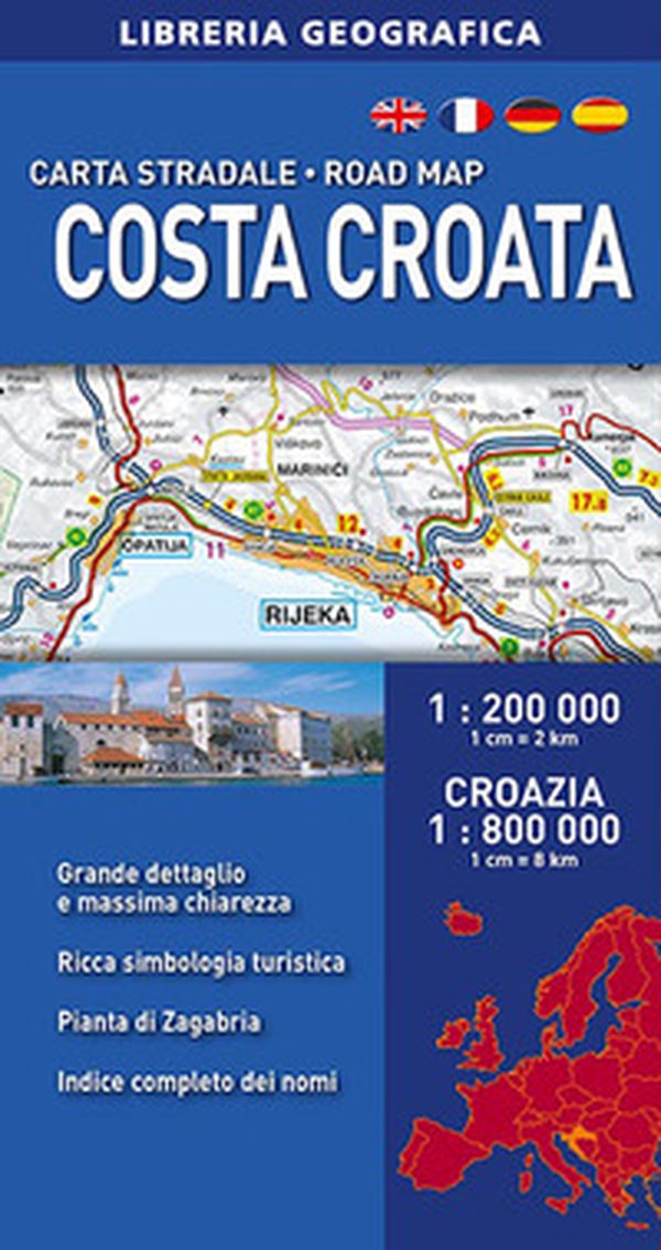 Croazia 1:200.000 - Librerie.coop Croazia 1:200.000 - Librerie.coop