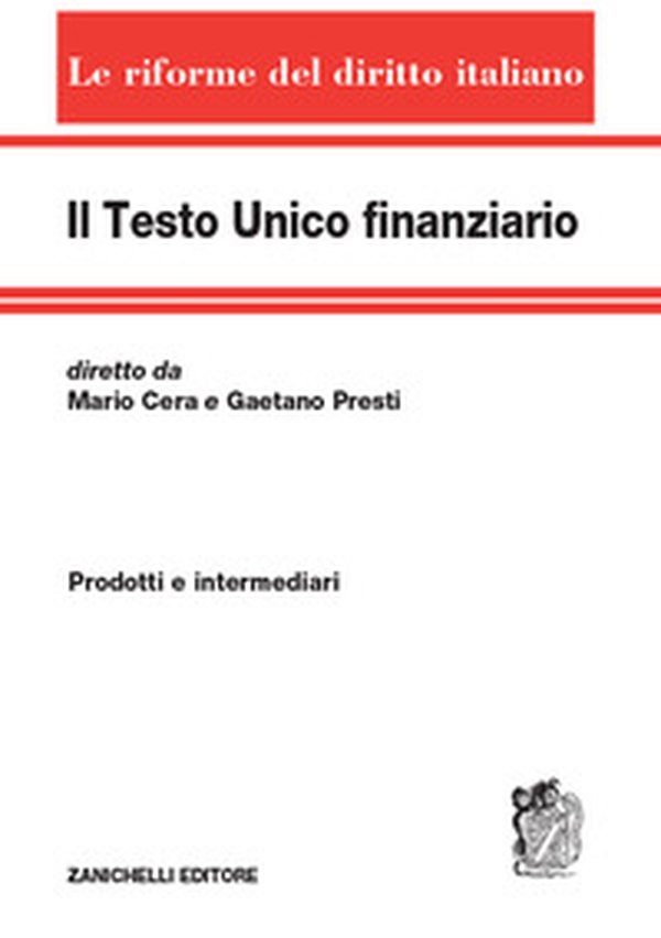 Il testo unico finanziario - Vol. 1 - Librerie.coop Il testo unico finanziario - Vol. 1 - Librerie.coop