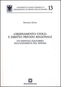 «Ordinamento civile» e diritto privato regionale - Librerie.coop