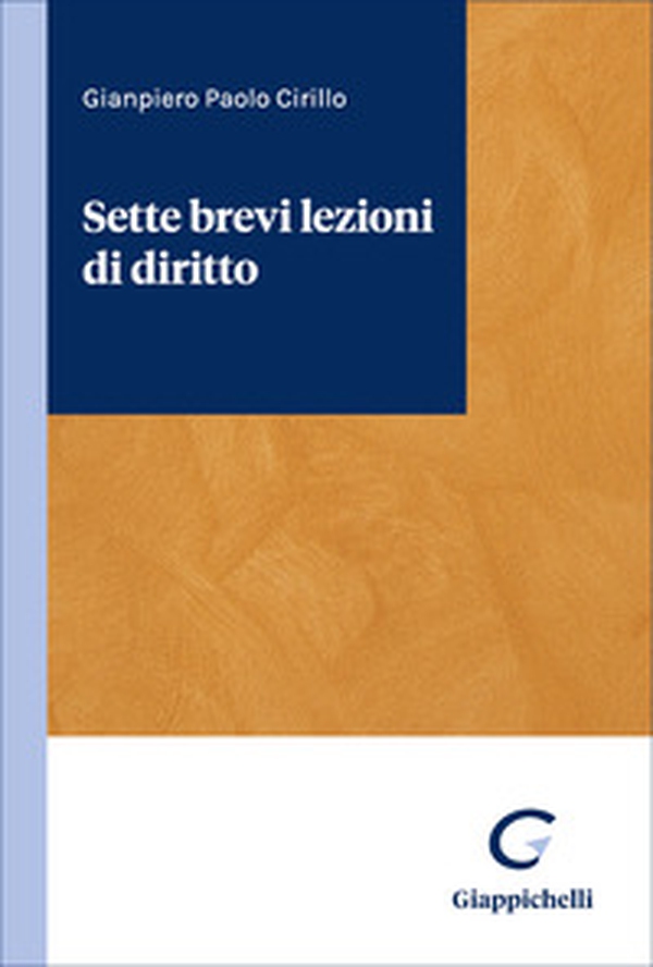 Sette brevi lezioni di diritto - Librerie.coop
